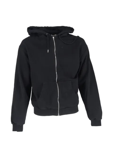 Celine Pre-Owned zip-up logo-print hoodie