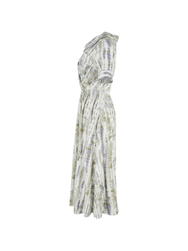 Altuzarra Lydia Shibori-dyed Midi Dress White FARFETCH HK