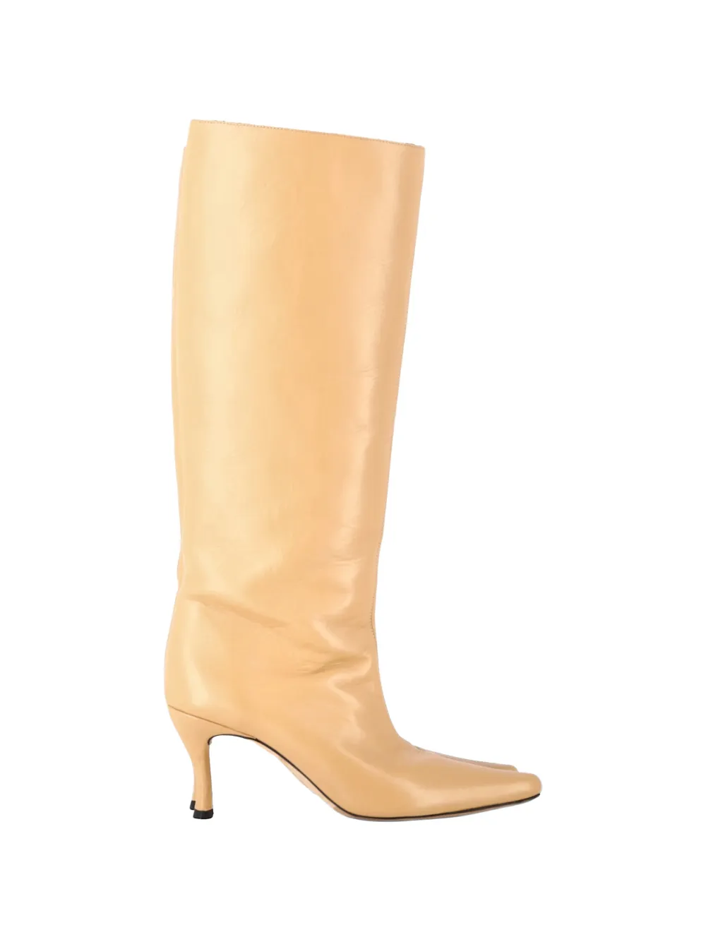 BY FAR 2023 Stevie leather boots - Nude