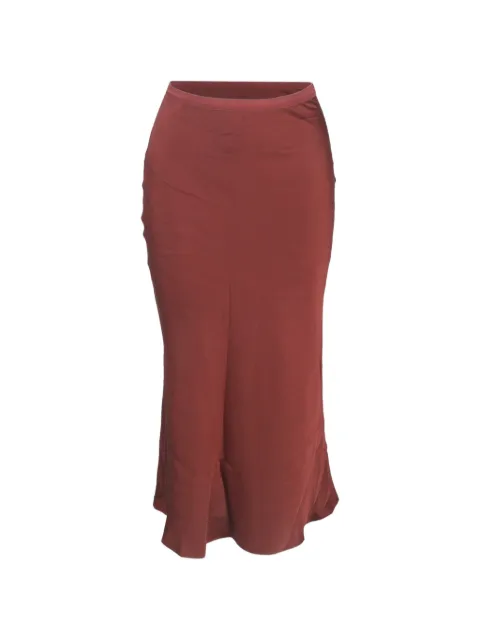 ANINE BING falda midi de seda