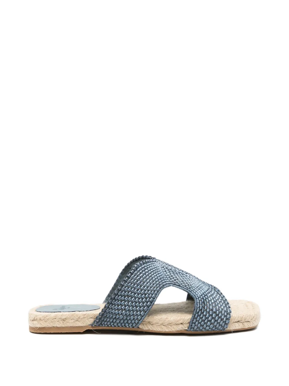 Castañer Pura woven flat espadrilles Blauw