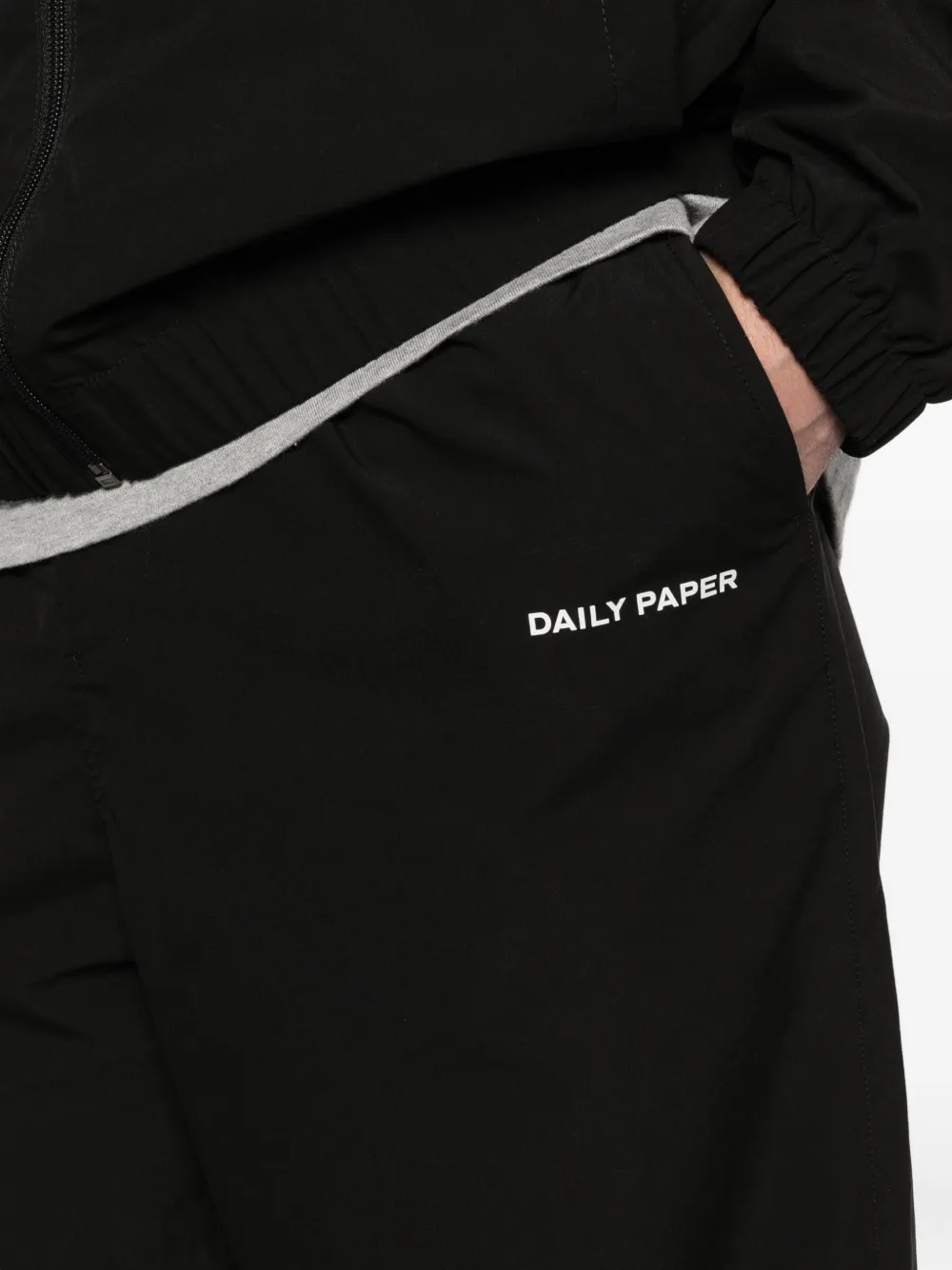 Daily Paper Trainingsbroek met logo Zwart