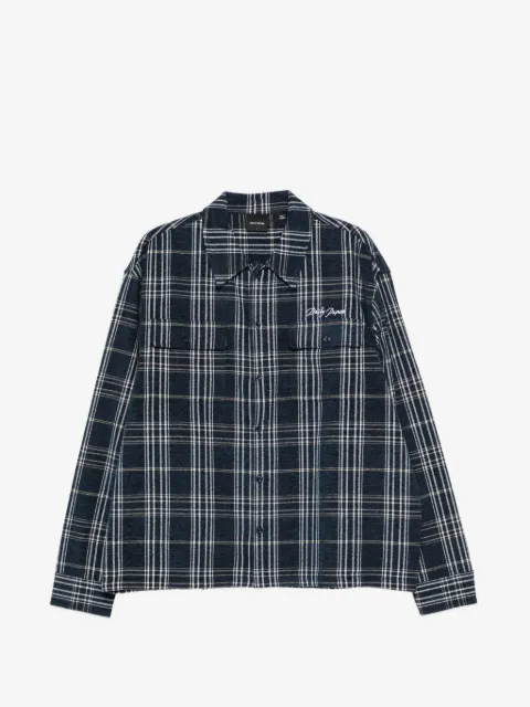 Daily Paper plaid flap-pocket shirt
