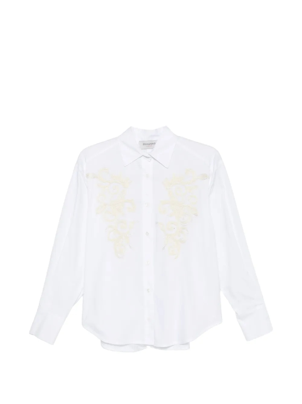 ERMANNO FIRENZE embroidery shirt - White