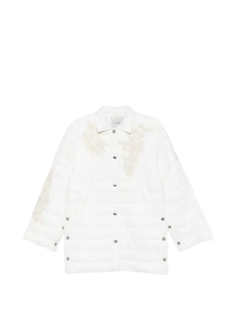 ERMANNO FIRENZE  embroidered quilted coat