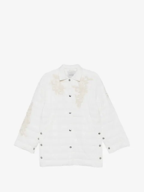ERMANNO FIRENZE  embroidered quilted coat