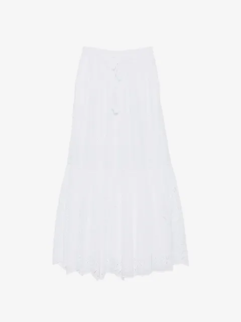 ERMANNO FIRENZE drawstring eyelet skirt