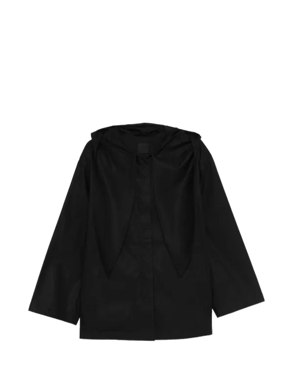 TOTEME Hooded Jacket | Black | FARFETCH