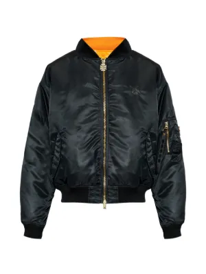 VETEMENTS Quilted Hooded Bomber Jacket | Black | FARFETCH
