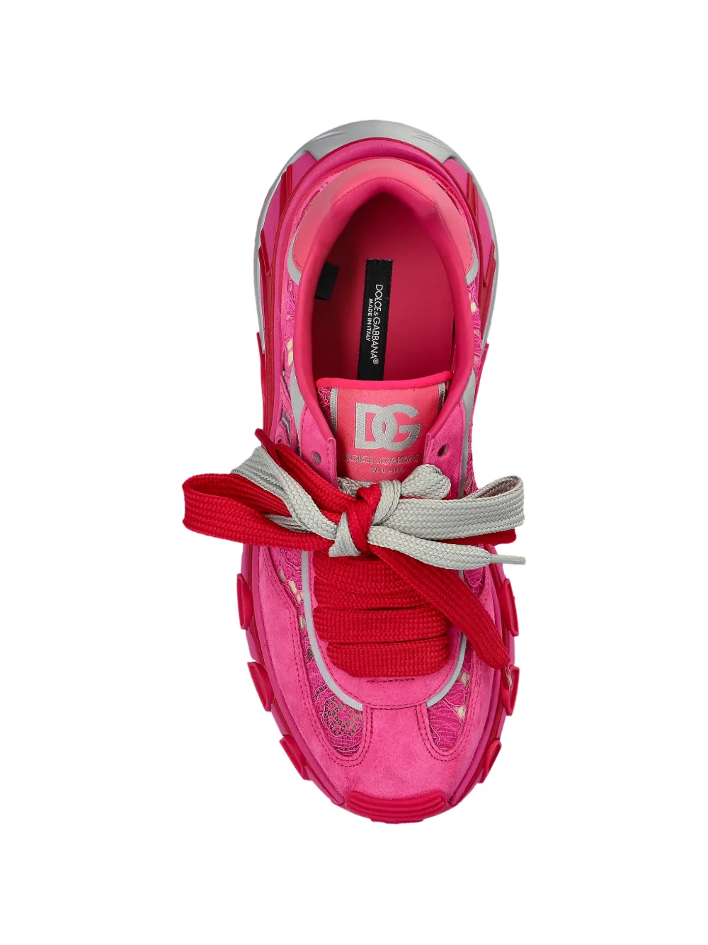 Dolce & Gabbana DG Country Road sneakers met logo Roze