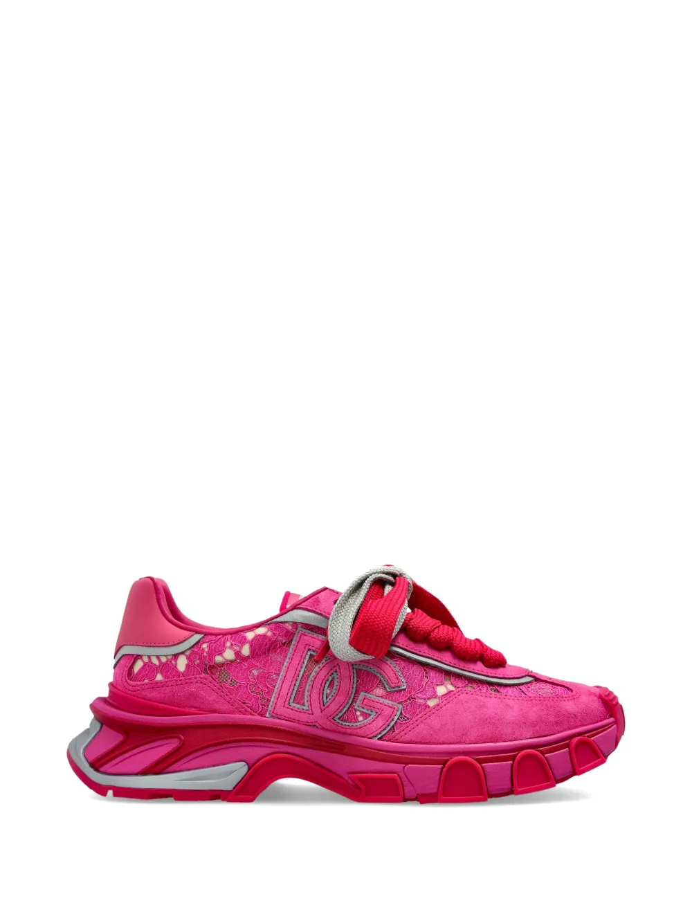 Dolce & Gabbana Dg Country Road Logo Sneakers In Pink