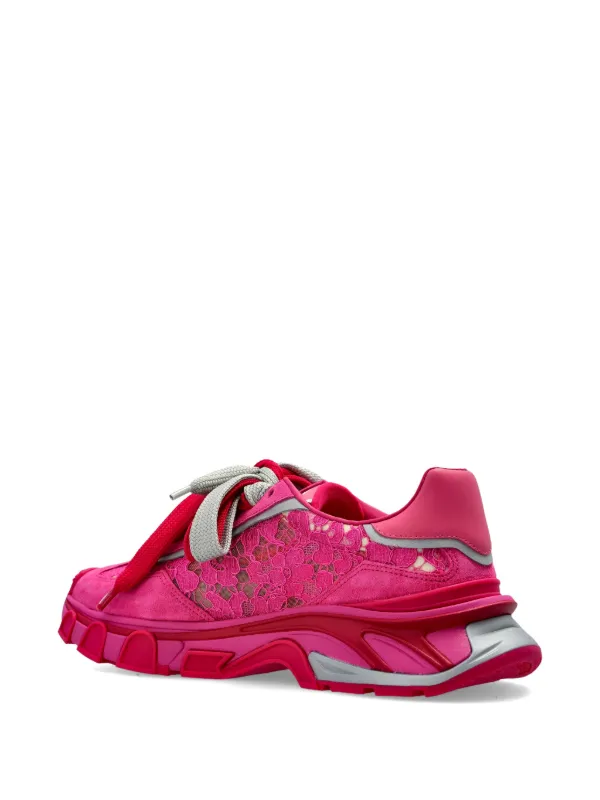 Dolce & Gabbana DG Country Road Logo Sneakers | Pink | FARFETCH