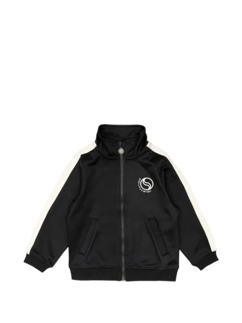 Stella McCartney Kids logo-embroidered track jacket