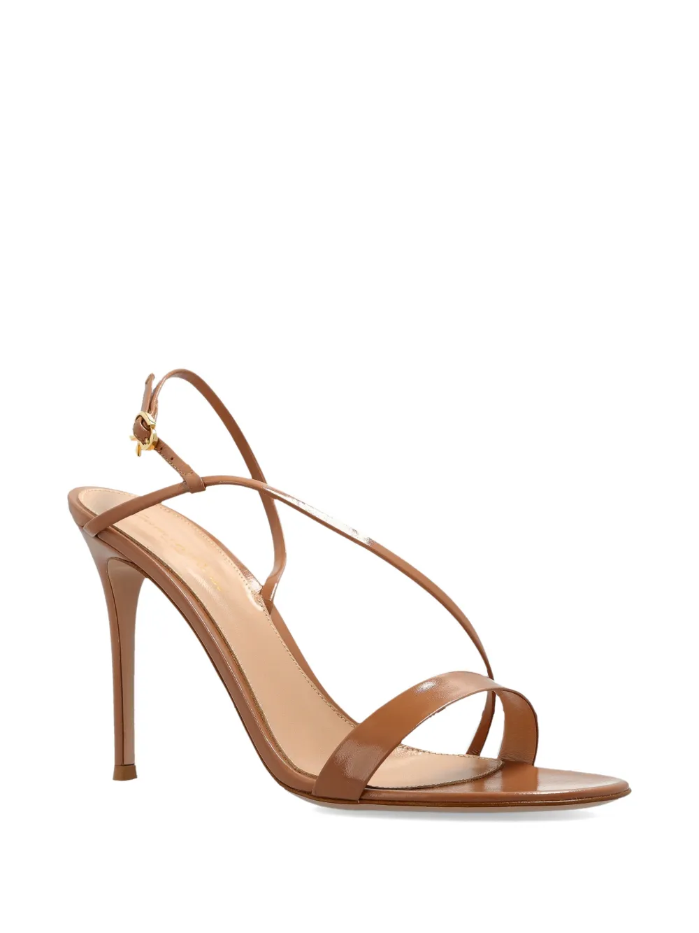 Gianvito Rossi strap leather sandals Beige