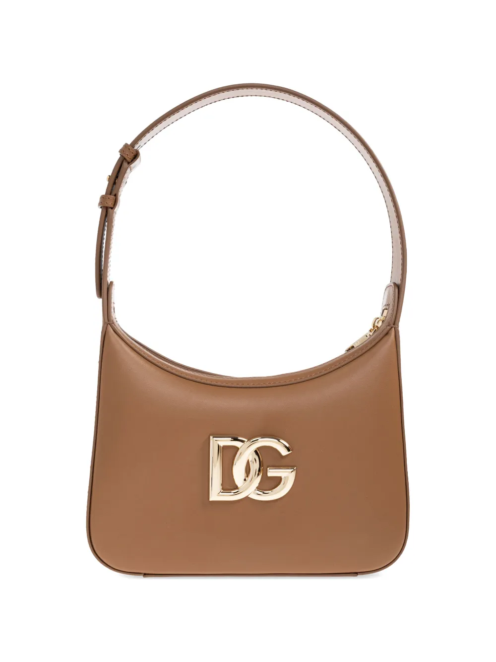 Dolce & Gabbana logo leather tote bag - Marrone