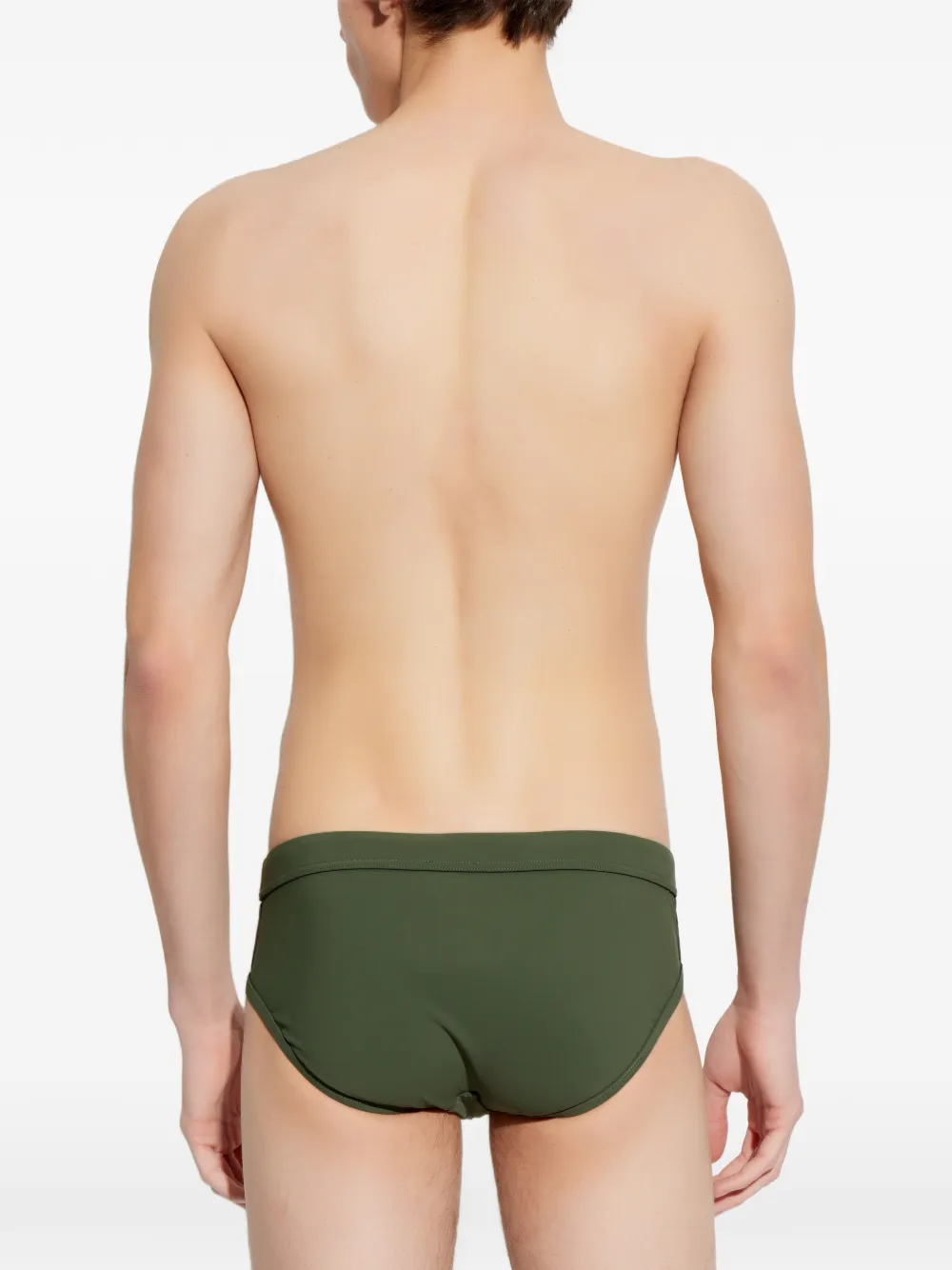 Dolce & Gabbana High-waist zwembroek Groen