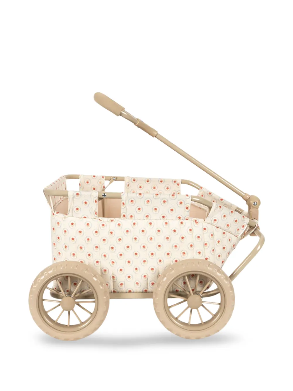 Konges Sløjd floral-print baby stroller - Toni neutri