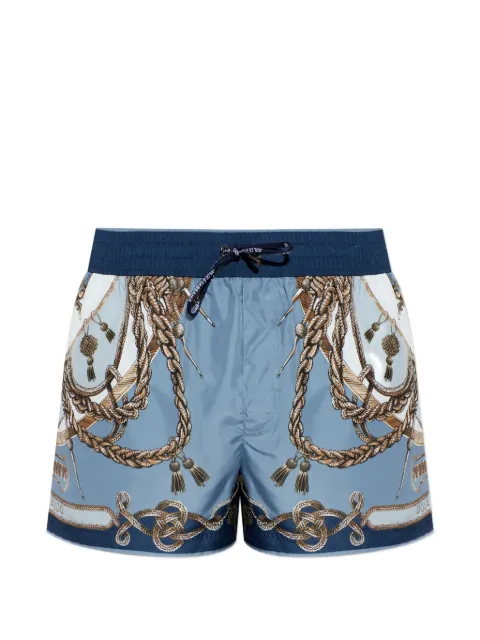 Dolce & Gabbana rope print swim shorts