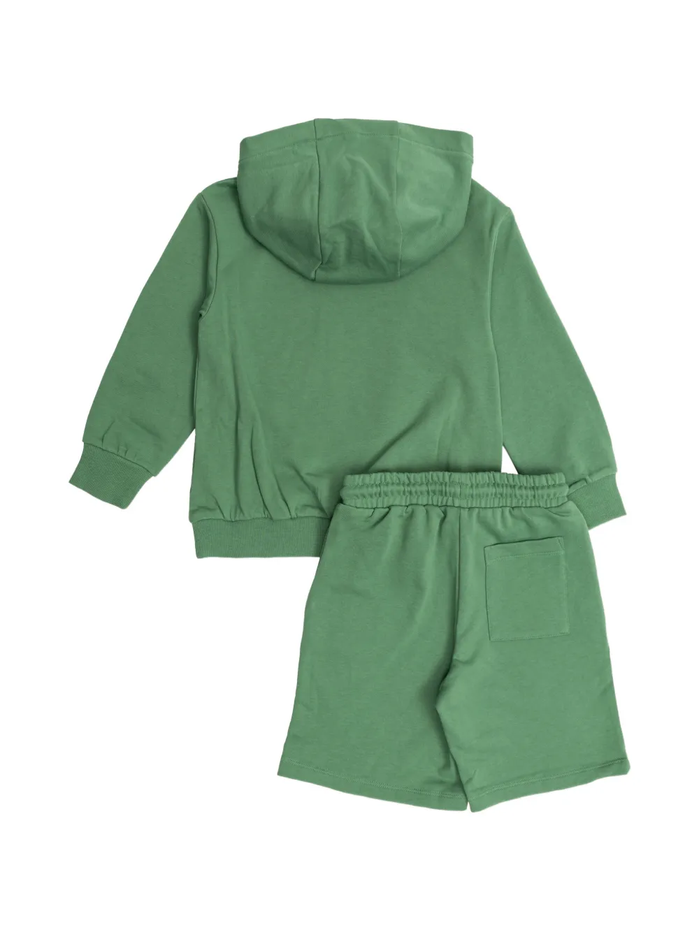  Stella Mccartney Kids Embroidered Hooded Tracksuit - Green 