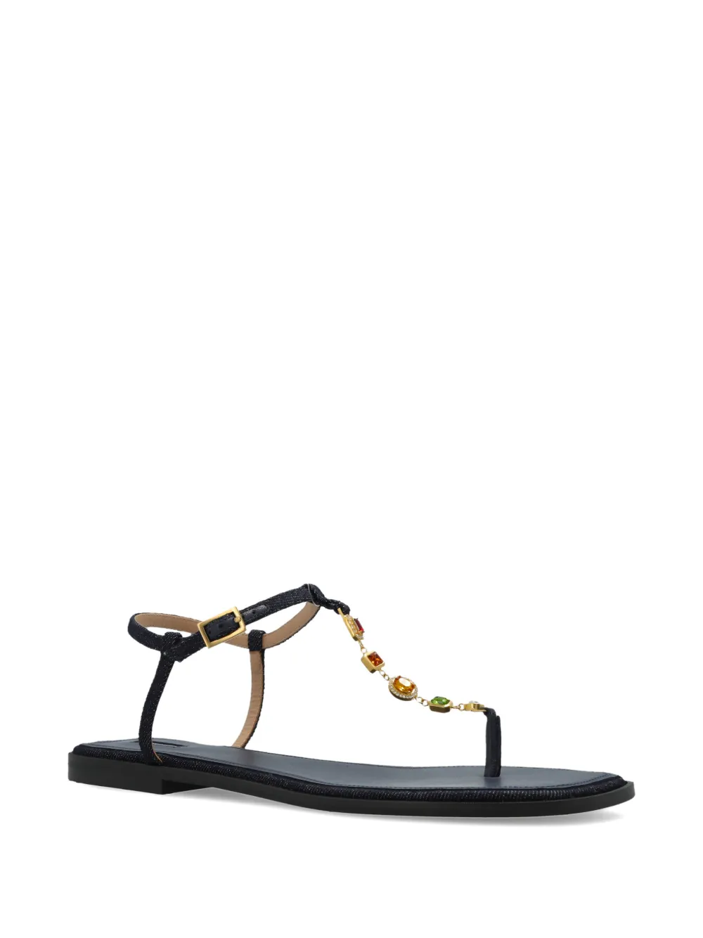 Nodaleto Sandalen met sieraden bandje Blauw