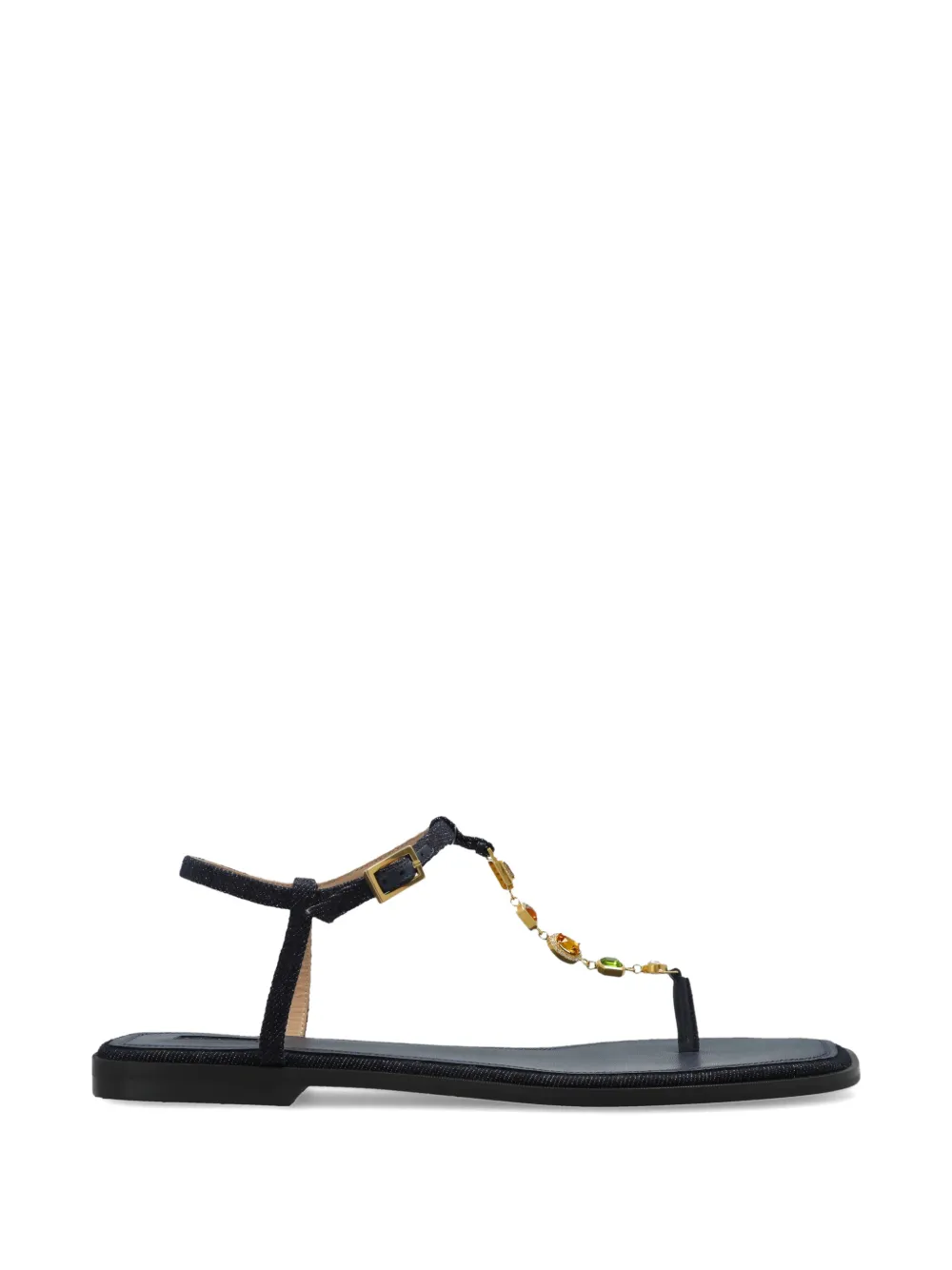 Nodaleto Sandalen met sieraden bandje Blauw