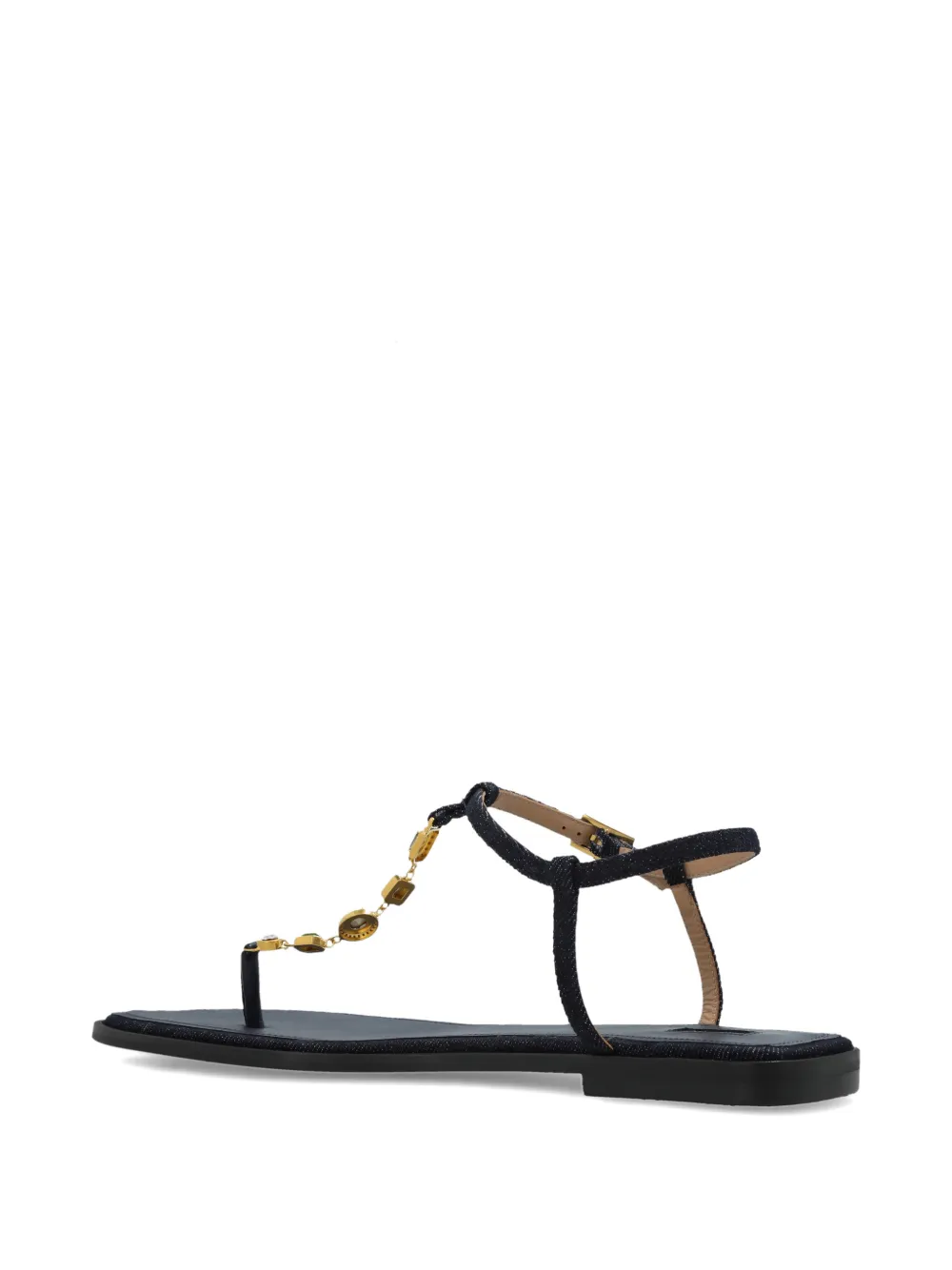 Nodaleto Sandalen met sieraden bandje Blauw