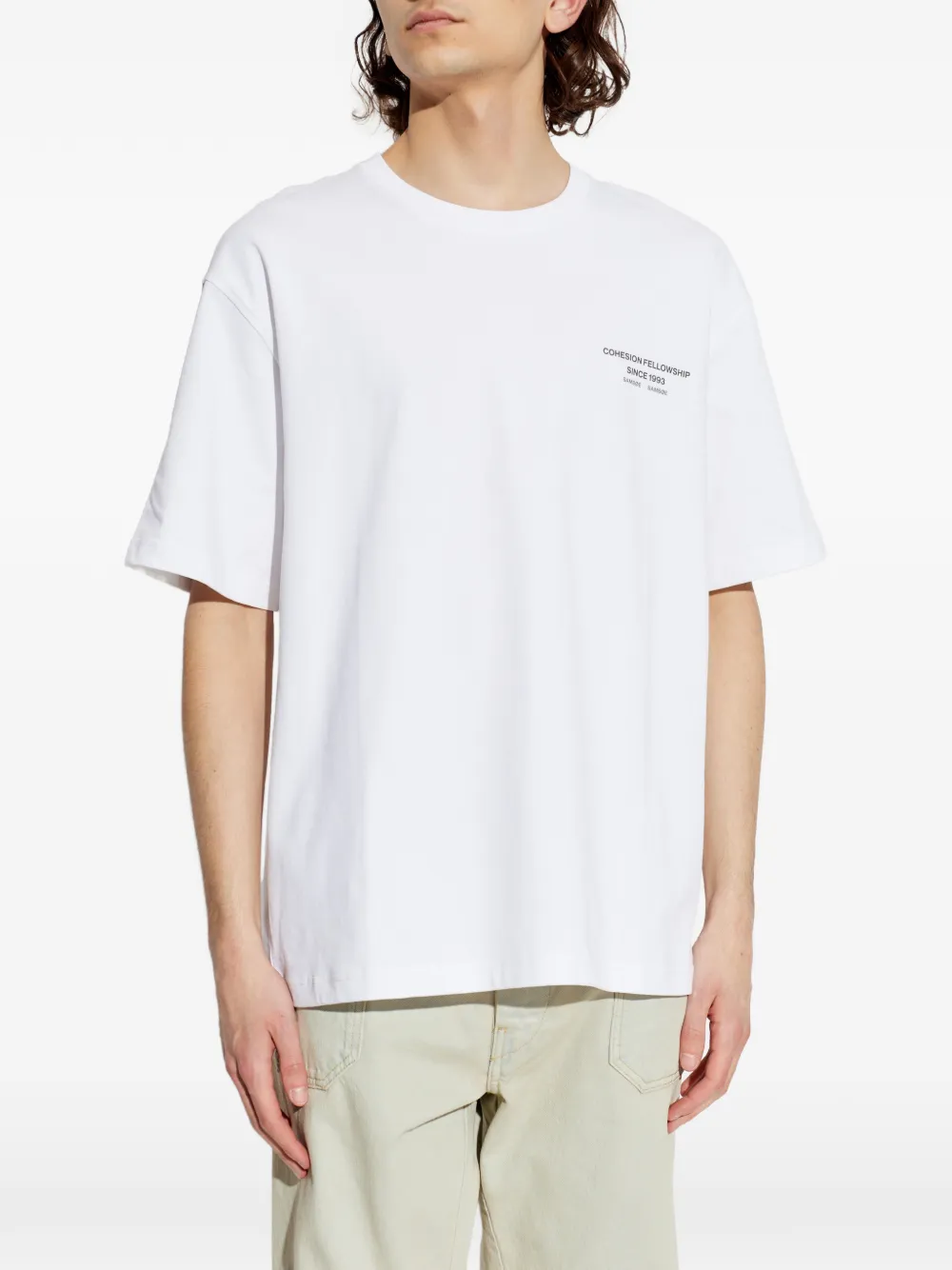  Samsoe Samsoe Sacohen Graphic-print T-shirt - White 