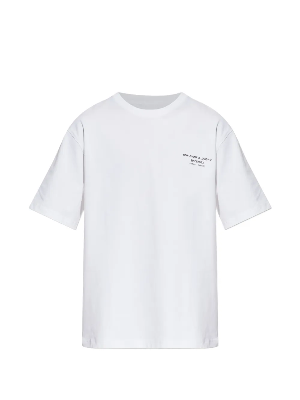 SAMSOE SAMSOE Sacohen graphic-print T-shirt - Bianco