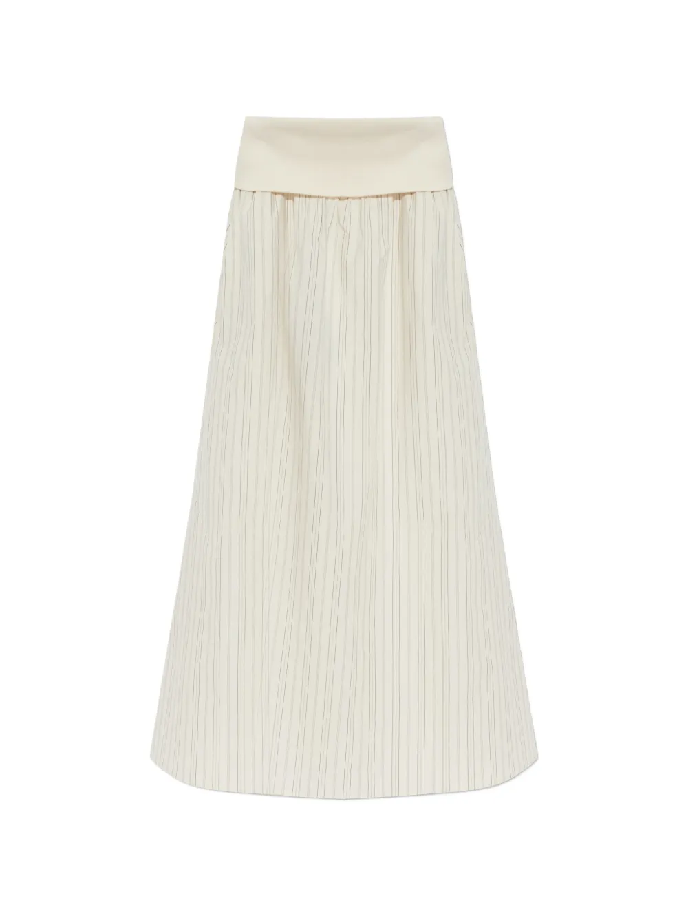 Samsoe & Samsoe Sathea Striped Maxi Skirt In Neutral