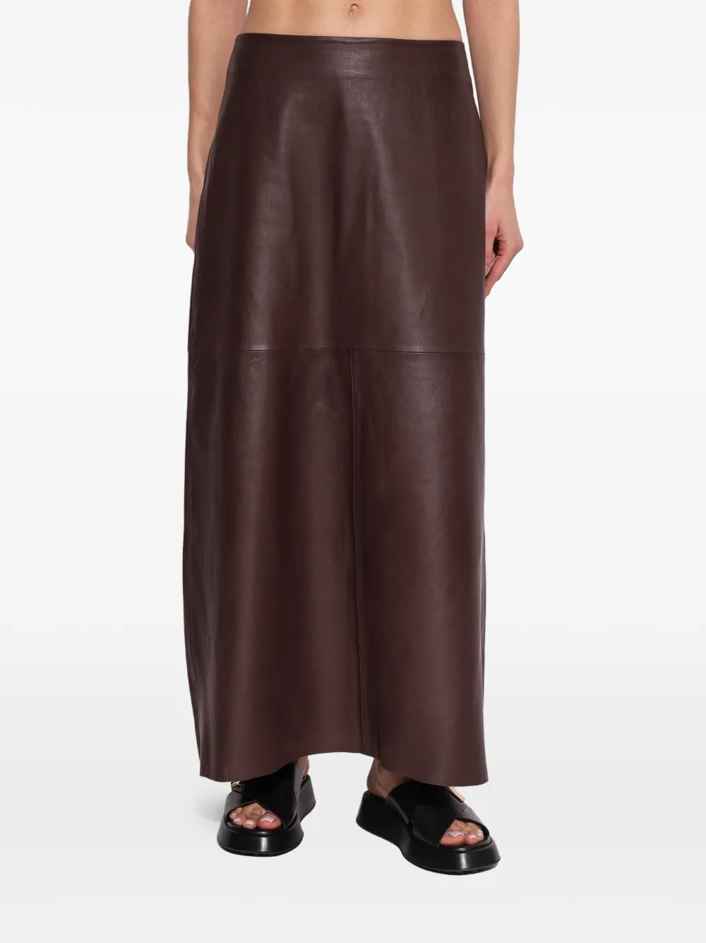  Samsoe Samsoe Sapia Paneled Skirt - Brown 