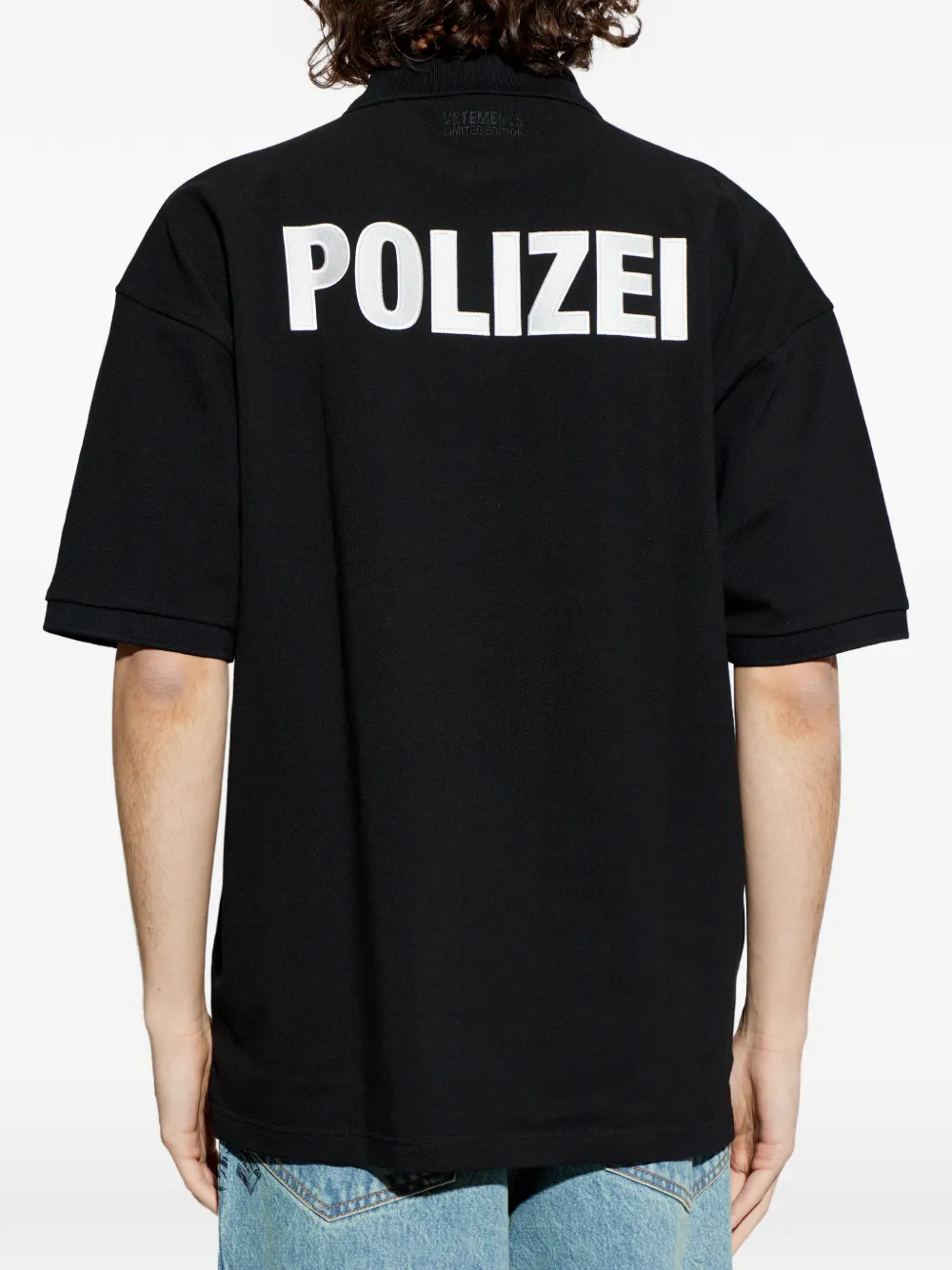 VETEMENTS Poloshirt met korte mouwen Zwart
