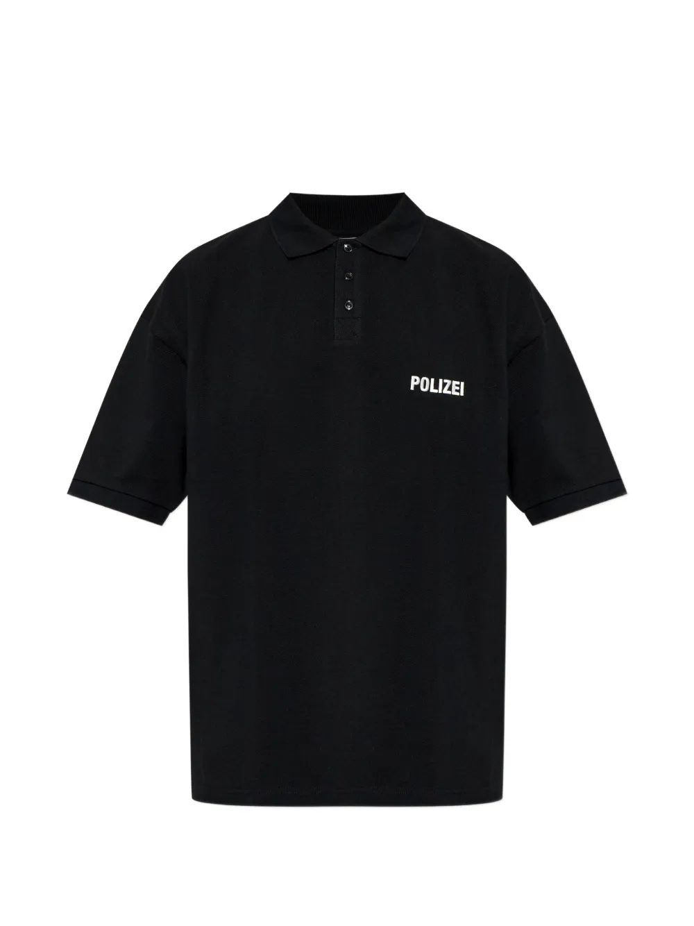 VETEMENTS short sleeve polo T-shirt - Nero