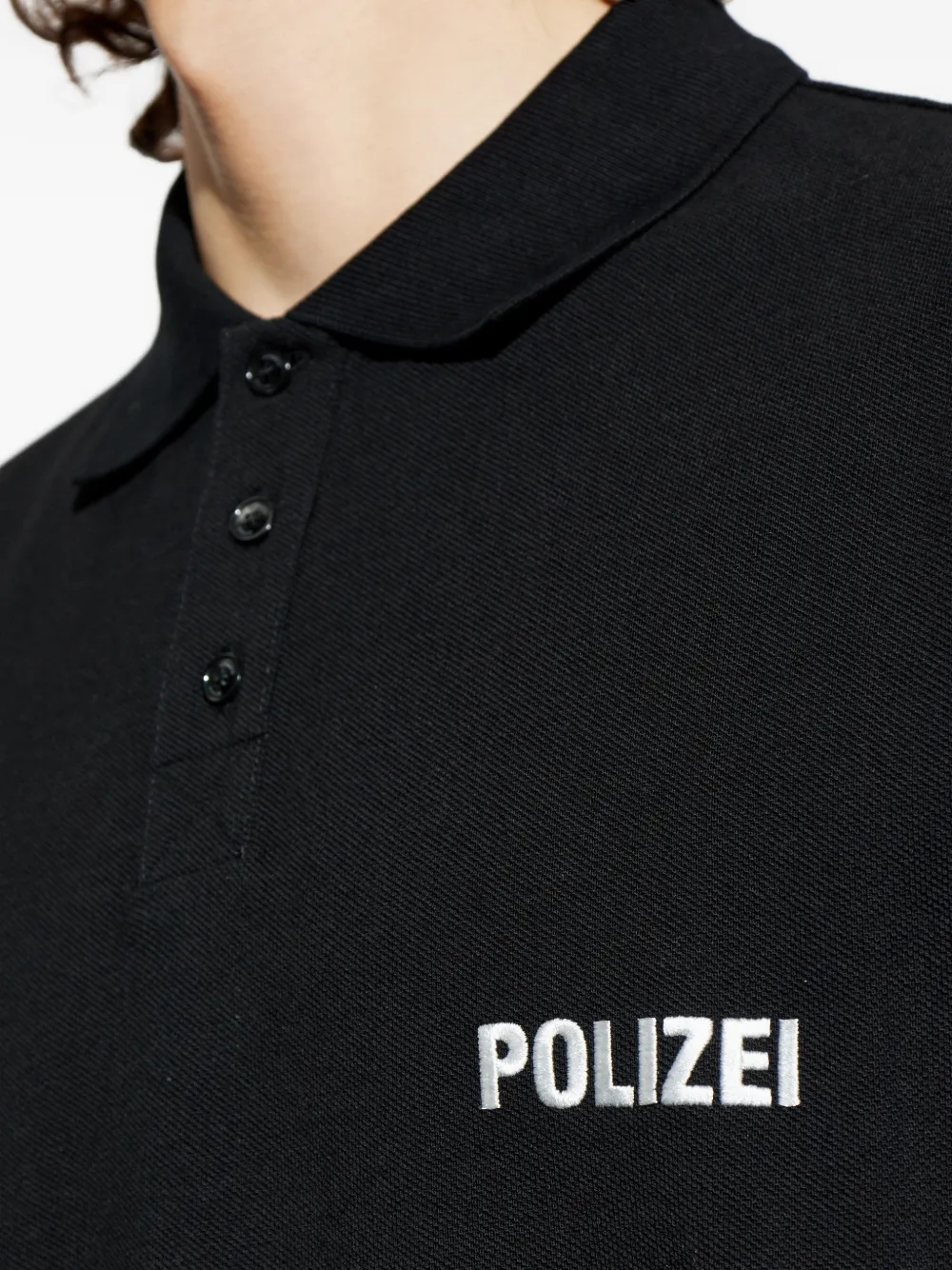 VETEMENTS Poloshirt met korte mouwen Zwart
