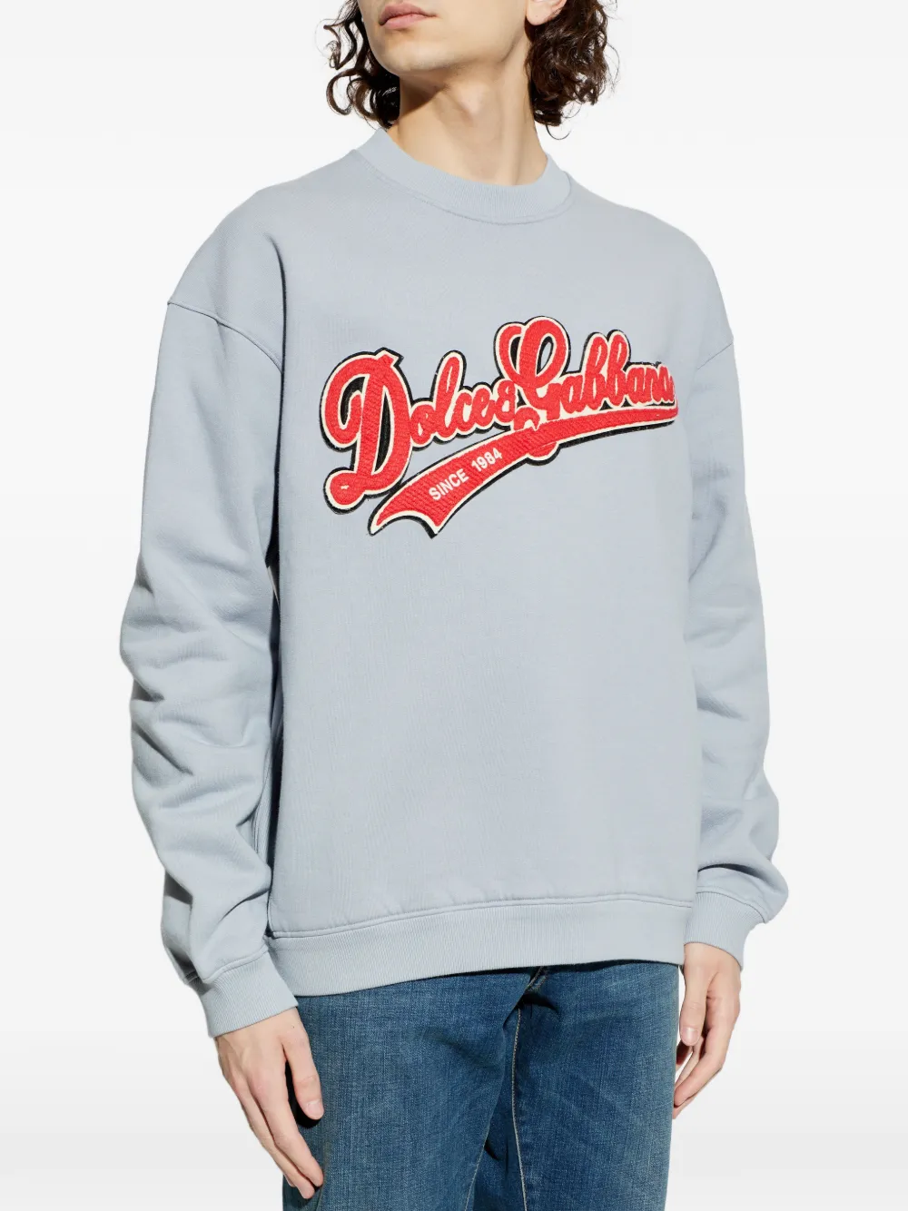 Dolce & Gabbana Sweater met applicatie Grijs
