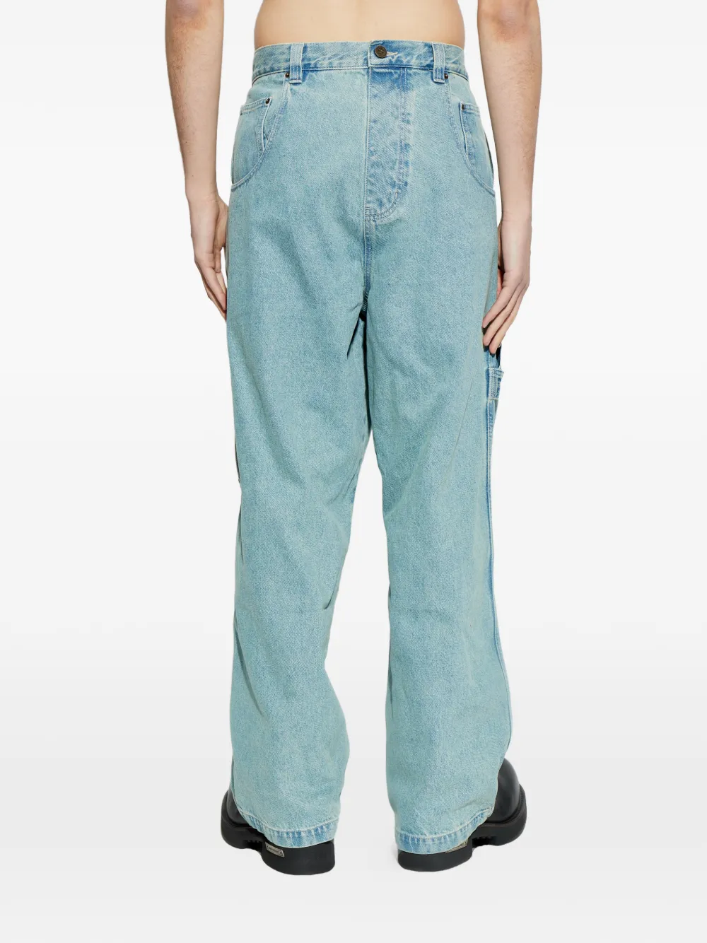 VETEMENTS Jeans met zak aan de voorkant Blauw