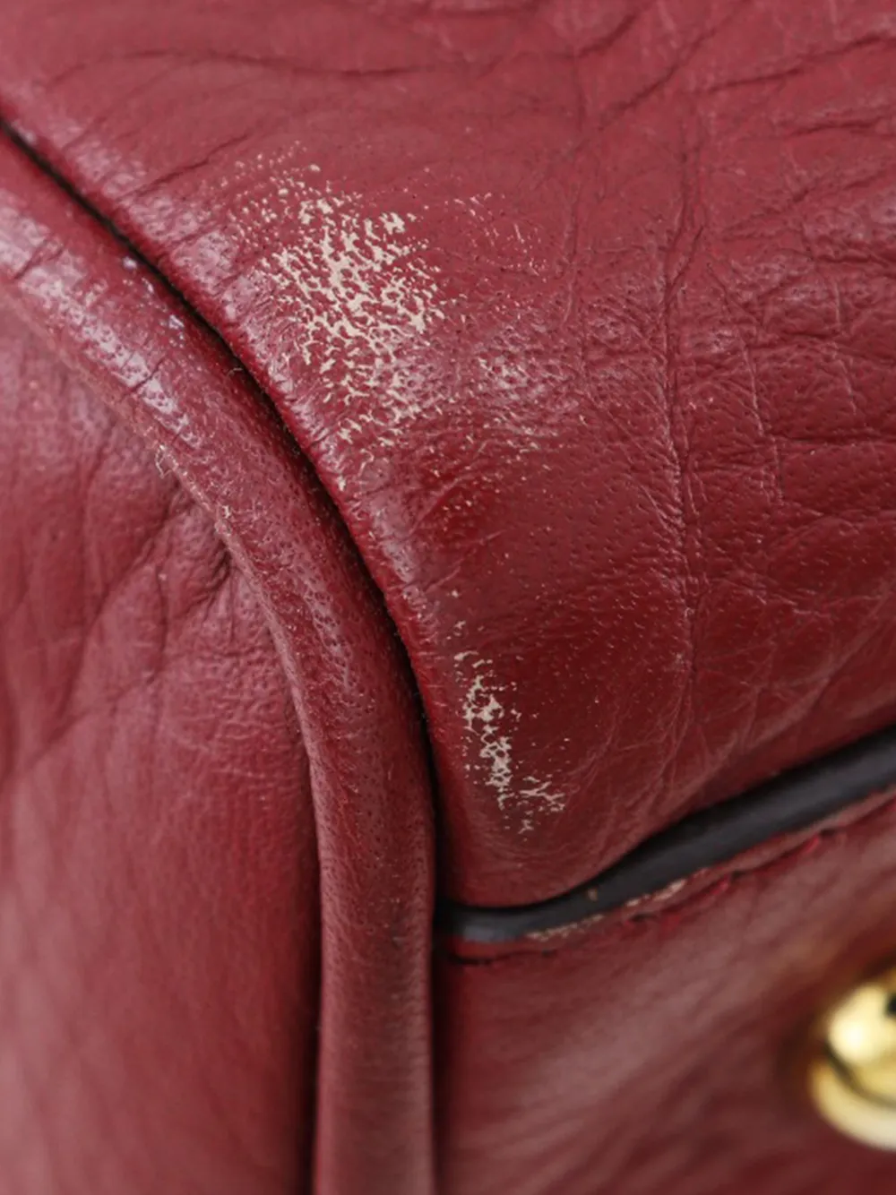 2010 Leather Anagram Satchel