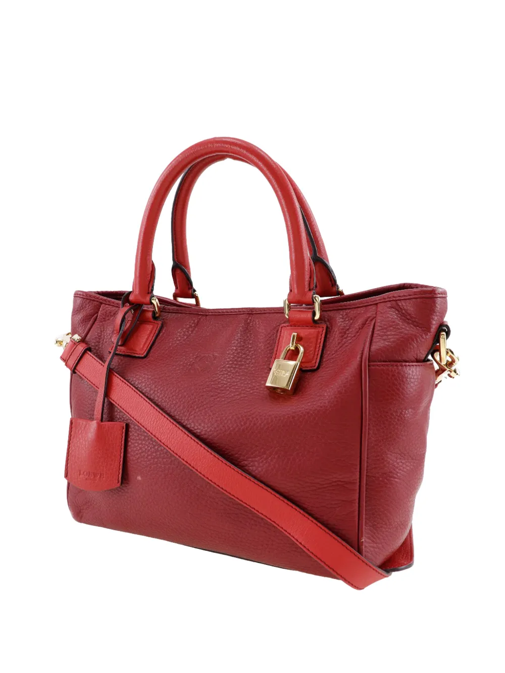 2010 Leather Anagram Satchel