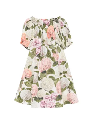 Dolce & Gabbana Kids フローラル ワンピース | ホワイト | FARFETCH JP