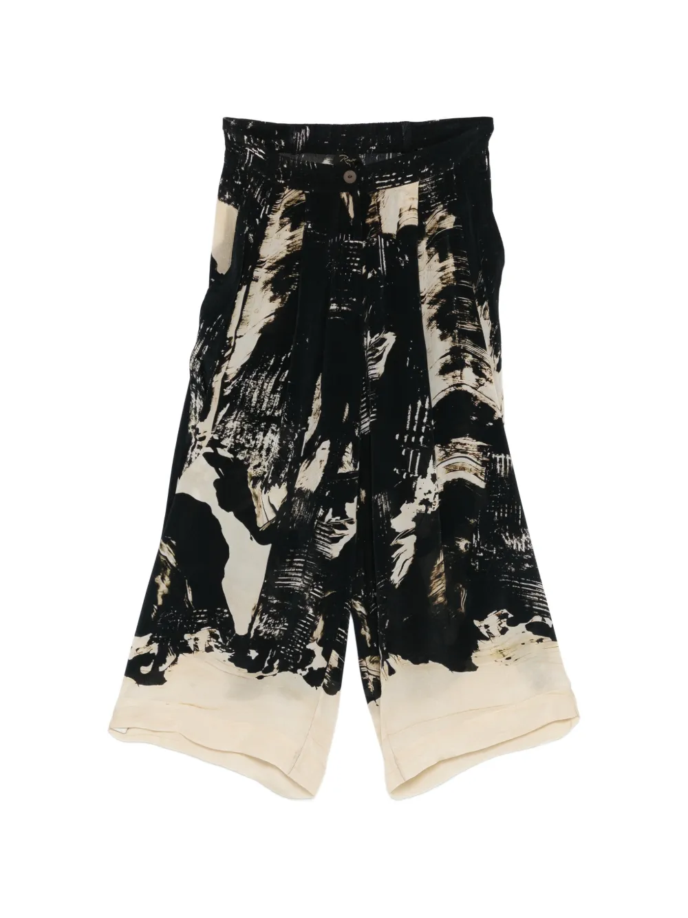 RAGA abstract-print trousers - Nero