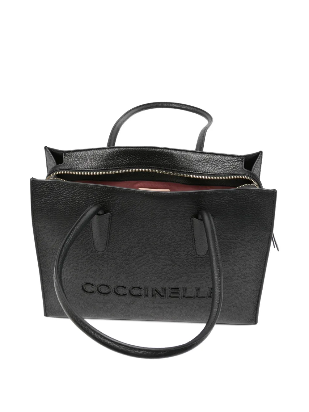 Coccinelle Medium Myrtha26 shopper met logodetail Zwart