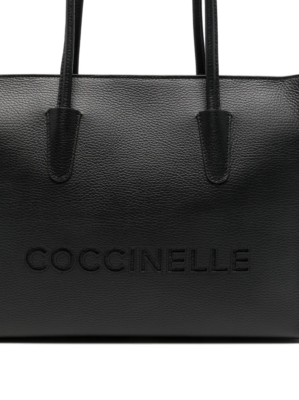 Coccinelle Medium Myrtha26 shopper met logodetail Zwart