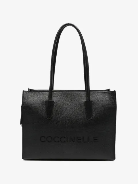 Coccinelle medium Myrtha26 logo-detail tote bag
