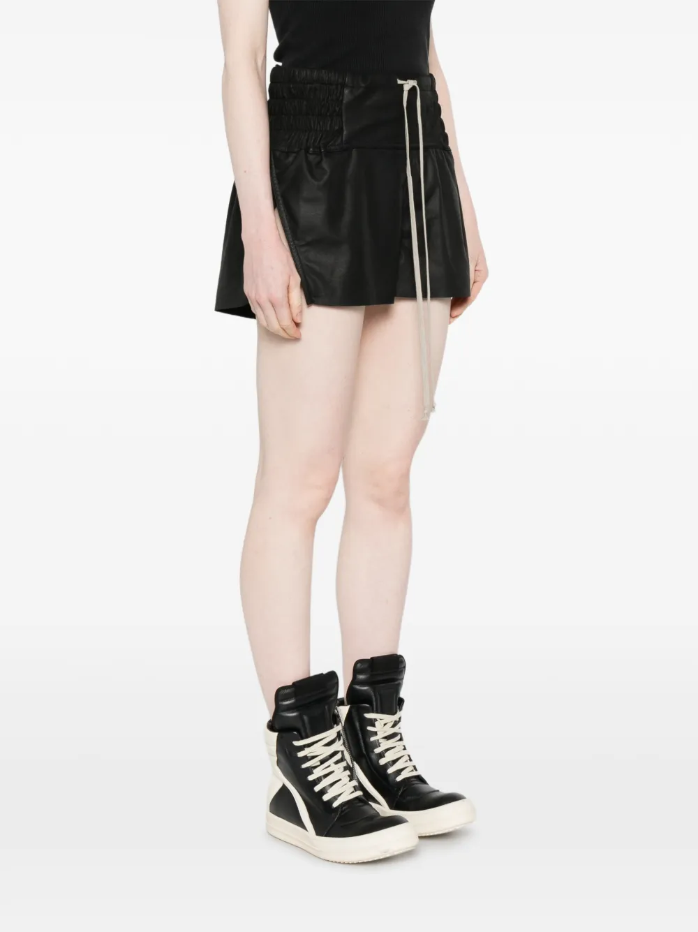  Rick Owens Concordian Drawstring Shorts - Black 