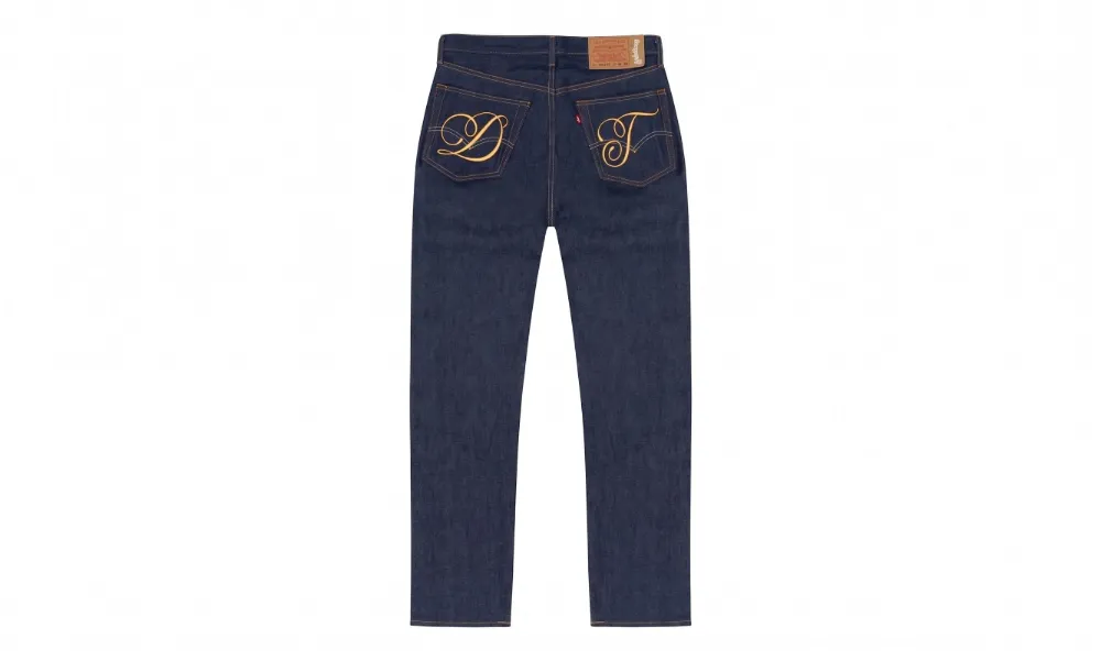Denim Tears Jeans con stampa - Blu