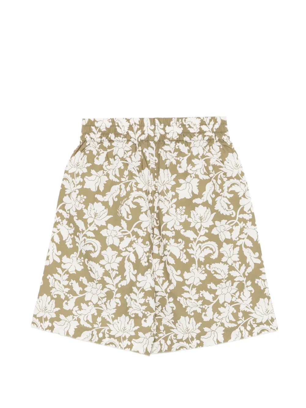Golden Goose Kids Shorts met bloementprint en elastische taille Groen