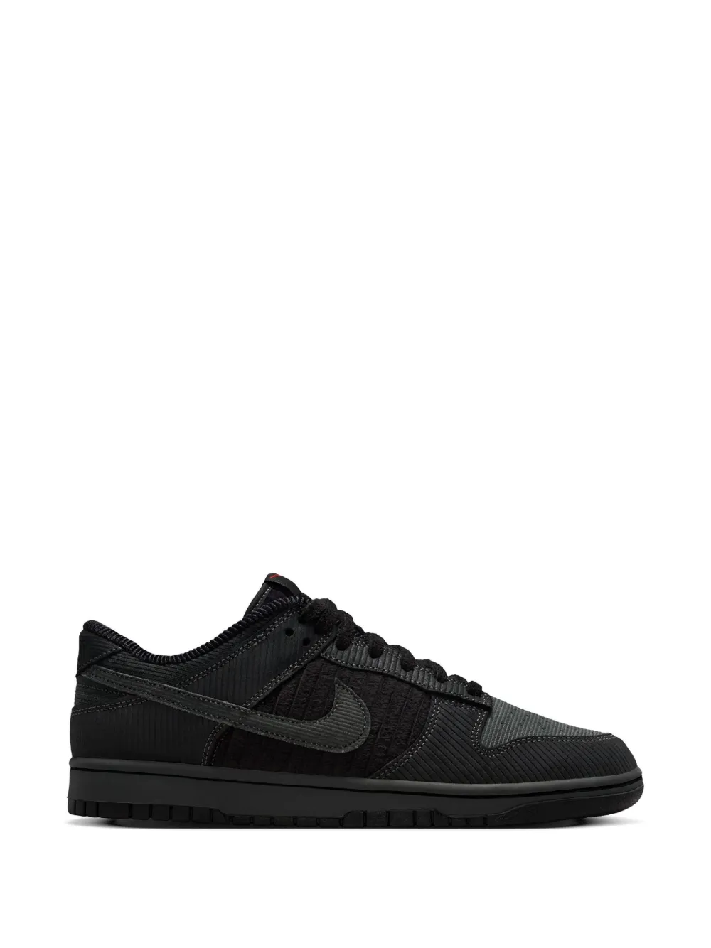 Nike Dunk Low Retro Premium ribfluwelen sneakers Zwart