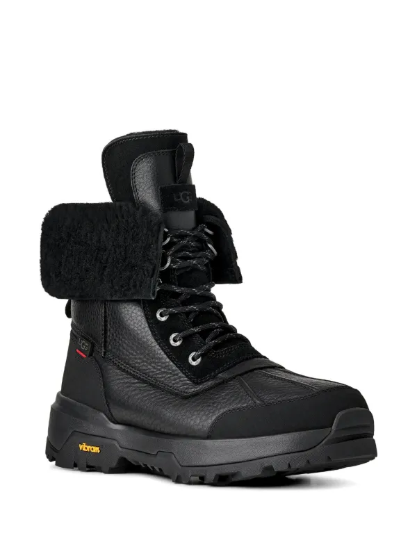 UGG Adirondack Black Shearling-Lined Lace-Up Boots UGG Adirondack XXV Boots - Men main image 4