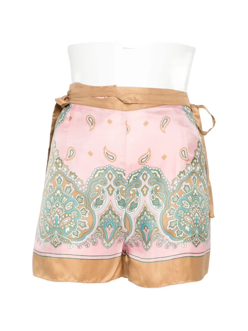 PINKO Merengue paisley-print tie-waist pareo - Rosa
