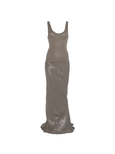Rick Owens Dafne textured sleeveless midi dress