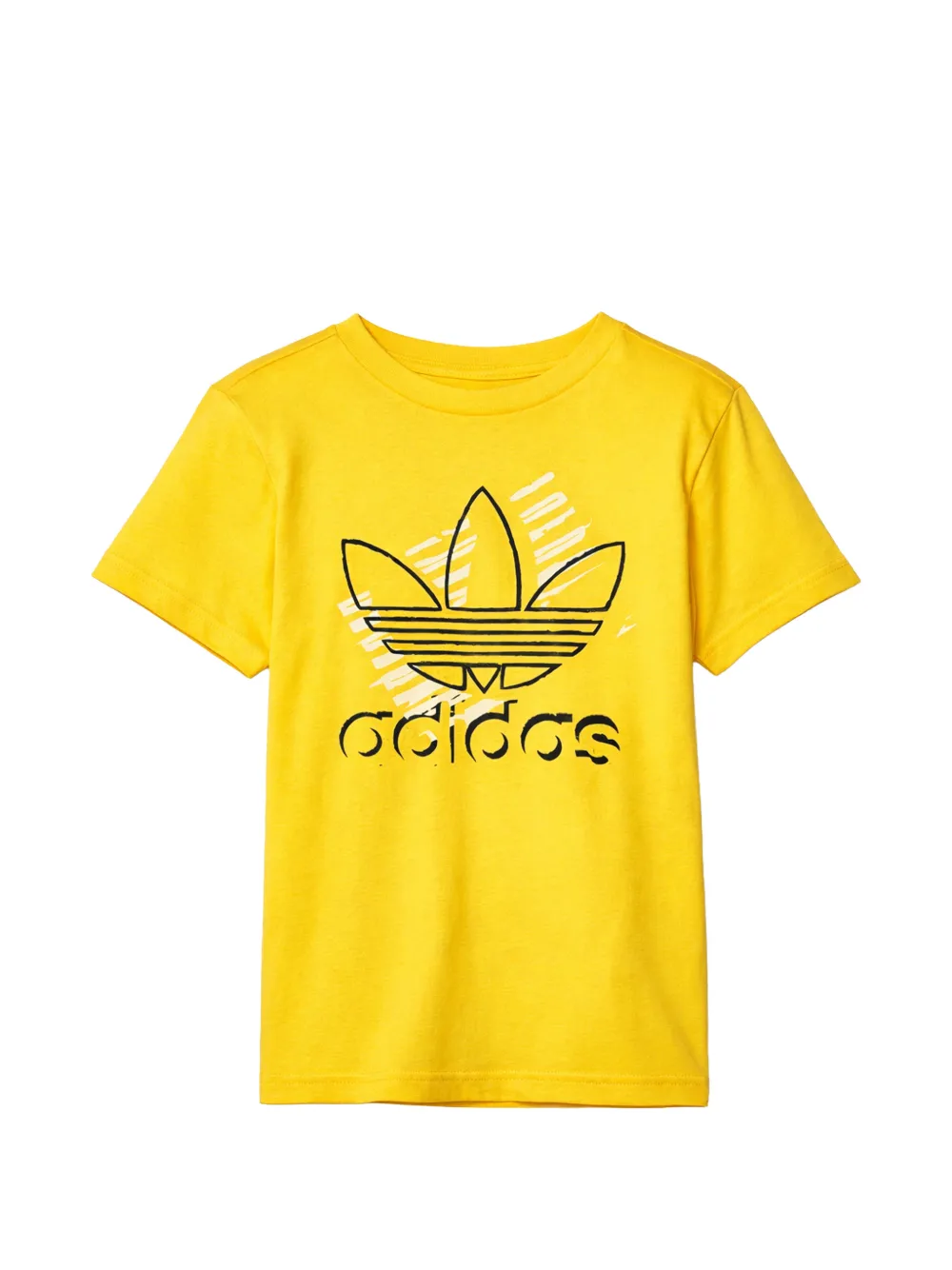 adidas Kids Originals Trefoil Art T-shirt - Giallo